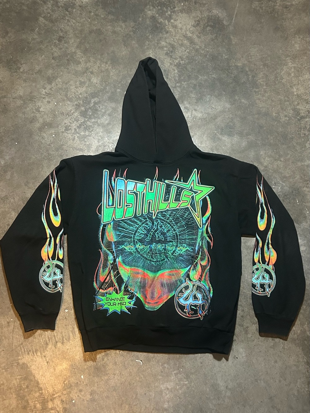 Lost Hills ‘Enhance Your Mind’ Graphic Hoodie